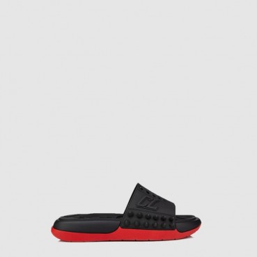 크리스찬 루부탱 남성 스파이크 슬라이드 - Christian Loubutin Mens Spikes Slides 