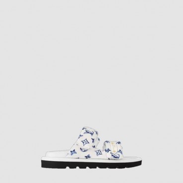 루이비통 남성 풀 필로우 플랫 컴포트 뮬 - Louis vuitton Mens Full Pillow Flat Comfort Mule 