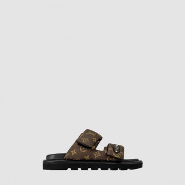 루이비통 남성 풀 필로우 플랫 컴포트 뮬 - Louis vuitton Mens Full Pillow Flat Comfort Mule 