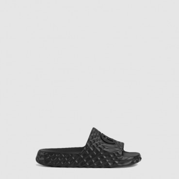 구찌 남/녀 인터로킹 G 슬라이드 샌들 - Gucci Unisex Interlocking G Slide Sandals 