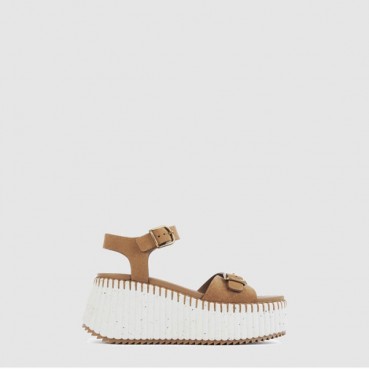 끌로에 여성 NAMA 웨지 샌들 - Chloe Womens NAMA Wedge Sandals 