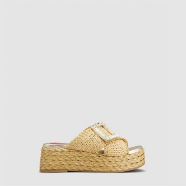 로저비비에 여성 웨지 뮬 - Roger Vivier Womens Wedge Mule 