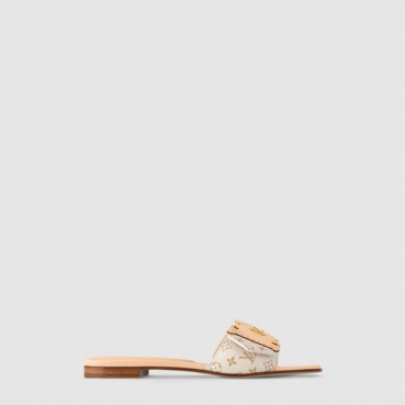 루이비통 여성 LV 프레임 플랫 뮬 - Louis vuitton Womens LV Frame Flat Mule 