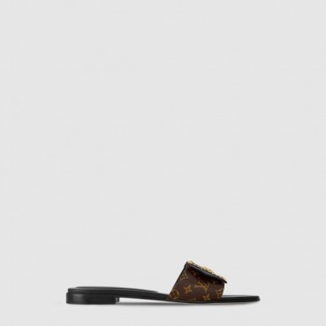 루이비통 여성 LV 프레임 플랫 뮬 - Louis vuitton Womens LV Frame Flat Mule 