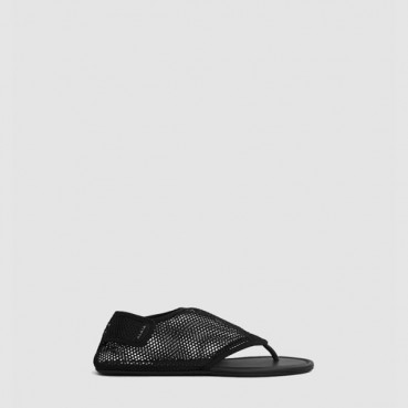 알라이아 여성 피시넷 통 샌들 - Alaia Womens Fishnet thong sandals