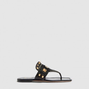 발렌티노 여성 플라스터 캐스터 고트스킨 통 샌들 - Valentino Womens Plaster Caster Goatskin Thong Sandals 