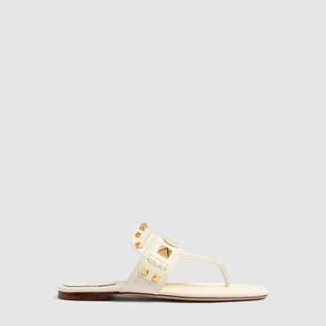 발렌티노 여성 플라스터 캐스터 고트스킨 통 샌들 - Valentino Womens Plaster Caster Goatskin Thong Sandals 