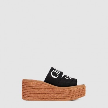 끌로에 여성 우디 웨지 에스파드리유 - Chloe Womens Woody Wedge Espadrille 