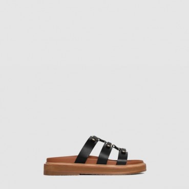 셀린느 여성 티피 슬라이드 카프스킨 - Celine Womens Tipi Slide Calfskin 