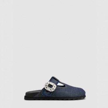 로저비비에 여성 슬라이디 비브 뮬 - Roger Vivier Womens Slidey Viv Mule 