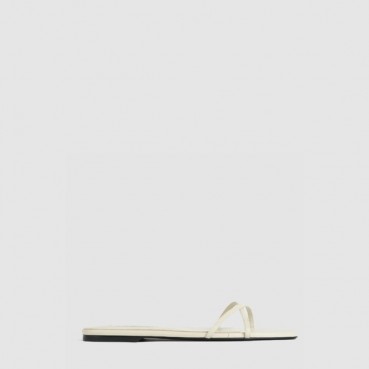 토템 여성 레더 크로스오버 슬라이드 - Toteme Womens Leather Crossover Slide 