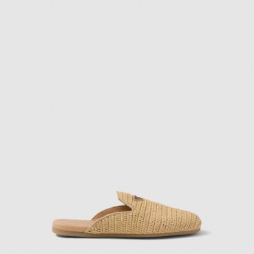 프라다 여성 크로셰 뮬 슬리퍼 - Prada Womens Crochet Mule Slippers 