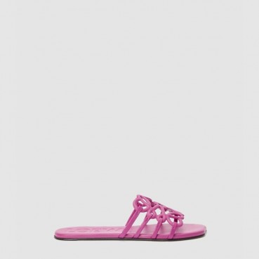 로에베 여성 페탈 아나그램 슬라이드 - Loewe Womens Petal Anagram Slipper 