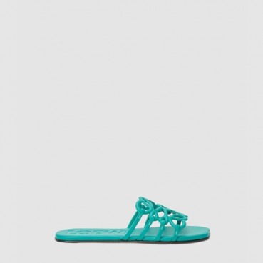 로에베 여성 페탈 아나그램 슬라이드 - Loewe Womens Petal Anagram Slipper 
