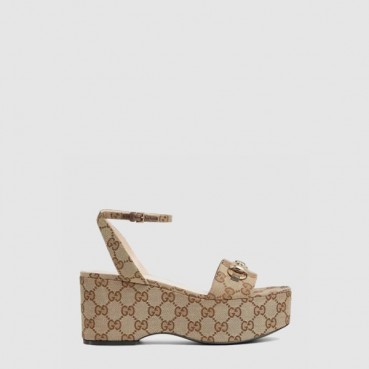 구찌 여성 홀스빗 플랫폼 샌들 - Gucci Womens Horsebit Platform Sandals 