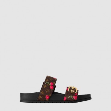 루이비통 여성 봄 디아 플랫 컴포트 뮬 - Louis vuitton Womens Spring Dia Flat Comfort Mule 