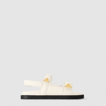 루이비통 여성 선셋 플랫 컴포트 샌들 - Louis vuitton Womens Sunset Flat Comfort Sandals 