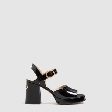 발렌티노 여성 포셋 크러스트 레더 플랫폼 샌들 - Valentino Womens Fawcett Crust Leather Platform Sandals 