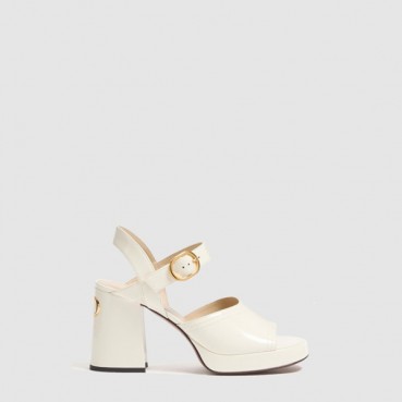 발렌티노 여성 포셋 크러스트 레더 플랫폼 샌들 - Valentino Womens Fawcett Crust Leather Platform Sandals 