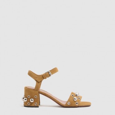 발렌티노 여성 넬코트 크러스트 레더 샌들 - Valentino Womens Nellcoat Crust Leather Sandals 