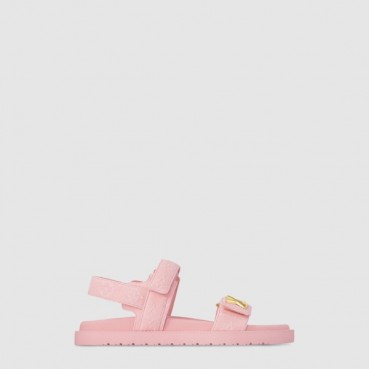 루이비통 여성 선셋 플랫 컴포트 샌들 - Louis vuitton Womens Sunset Flat Comfort Sandals 