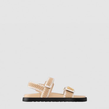 루이비통 여성 선셋 플랫 컴포트 샌들 - Louis vuitton Womens Sunset Flat Comfort Sandals 