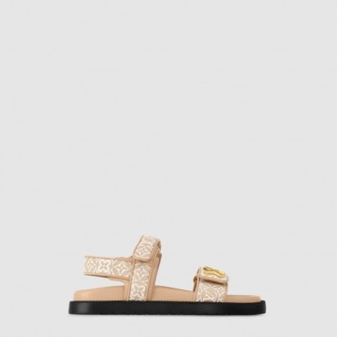 루이비통 여성 선셋 플랫 컴포트 샌들 - Louis vuitton Womens Sunset Flat Comfort Sandals 