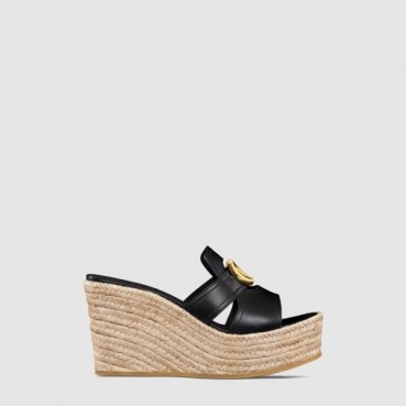 디올 여성 30 Montaigne 뮬 웨지힐 - Dior Womens 30 Montaigne Mule Wedge Heel 