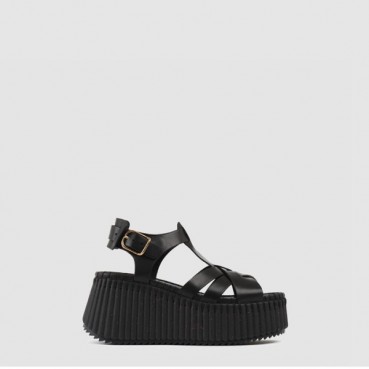 끌로에 여성 Nama 웨지 샌들 - Chloe Womens Nama Wedge Sandals 