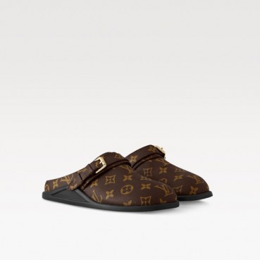 루이비통 여성 LV 투 고 플랫 컴포트 클로그 - Louis vuitton Womens LV To Go Flat Comfort Clog 