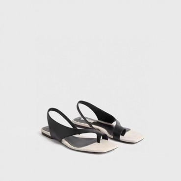 토템 여성 레더 텅 샌들 - Toteme Womens Leather thong sandals Sandals 