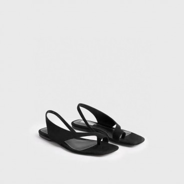 토템 여성 레더 텅 샌들 - Toteme Womens Leather thong sandals Sandals 