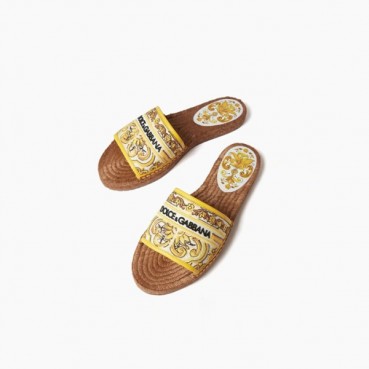 돌체앤가바나 여성 비치 슬라이더 샌들 - Dolce&Gabbana Womens Beach Slider Sandals 