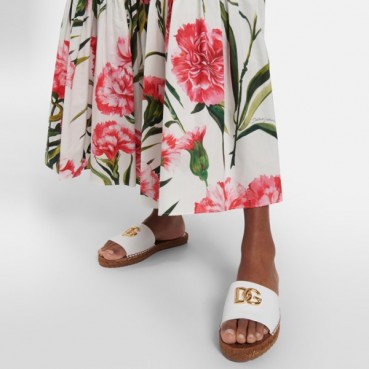돌체앤가바나 여성 비치 슬라이더 샌들 - Dolce&Gabbana Womens Beach Slider Sandals 