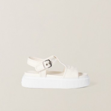 미우미우 여성 데님 플랫폼 샌들 - Miumiu Womens Denim Platform Sandals  