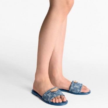 루이비통 여성 릴리 플랫 뮬 - Louis vuitton Womens Lily Flat Mule 