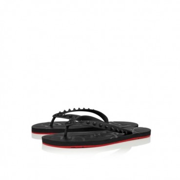 크리스찬 루부탱 남성 스파이크 플립플랍 슬라이드 - Christian Loubutin Mens Spikes Flip Flop Slides 