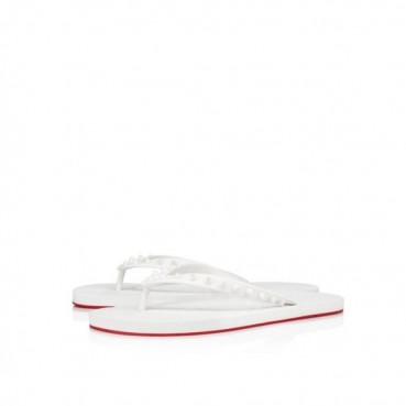 크리스찬 루부탱 남성 스파이크 플립플랍 슬라이드 - Christian Loubutin Mens Spikes Flip Flop Slides 