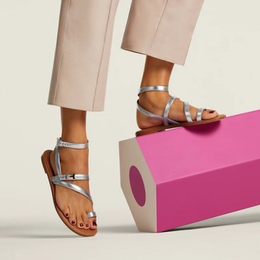 에르메스 여성 하모니 미니어쳐 파리 버클 샌들 - Hermes Womens Harmonie Sandals 