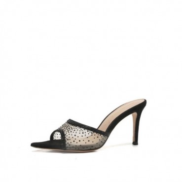 지안비토 로시 여성 크리스탈 샌들 - Gianvito Rossi Womens Crystal Sandals 