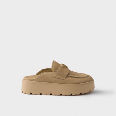 프라다 여성 플랫폼 슬립온 뮬 - Prada Womens Platform Slip