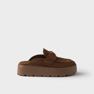 프라다 여성 플랫폼 슬립온 뮬 - Prada Womens Platform Slip