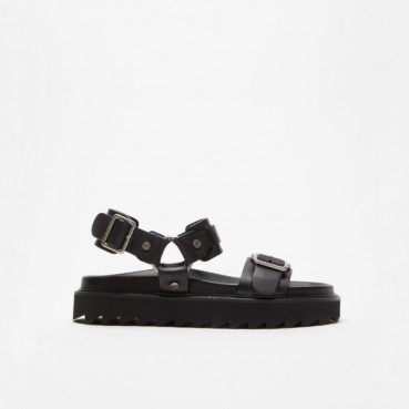 아크네 여성 가죽 버클 샌들 - Acne Studios Womens Leather Buckle Sandals 