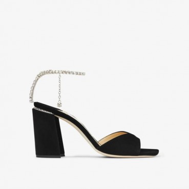 지미츄 여성 사에다 스웨이드 샌들 - Jimmy Choo Womens Saeda Suede Sandal 