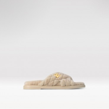 루이비통 여성 블리스 플랫폼 컴포트 슬리퍼 - Louis vuitton Womens Bliss Platform Comfort Slipper 