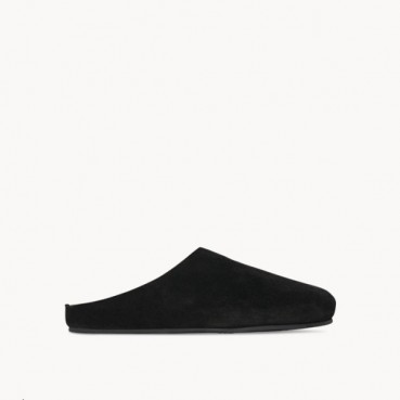 더 로우 여성 휴고 슬라이드 스웨이드 애쉬 - The Row Womens Hugo Slide in Suede 