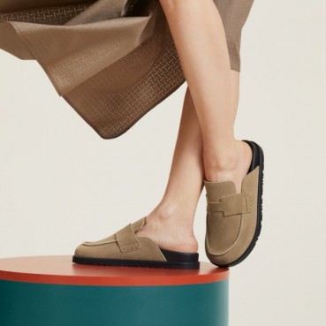 에르메스 여성 고 뮬 시어링 블로퍼 - Hermes Womens Go Mule 