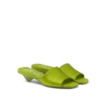 프라다 여성 실크 뮬 - Prada Womens Silk Mules 