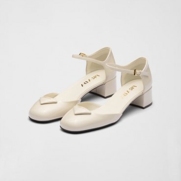 프라다 여성 메리제인 샌들 - Prada Womens White Sandals 