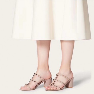 발렌티노 여성 누드 핑크 뮬 - Valentino Womens Nude